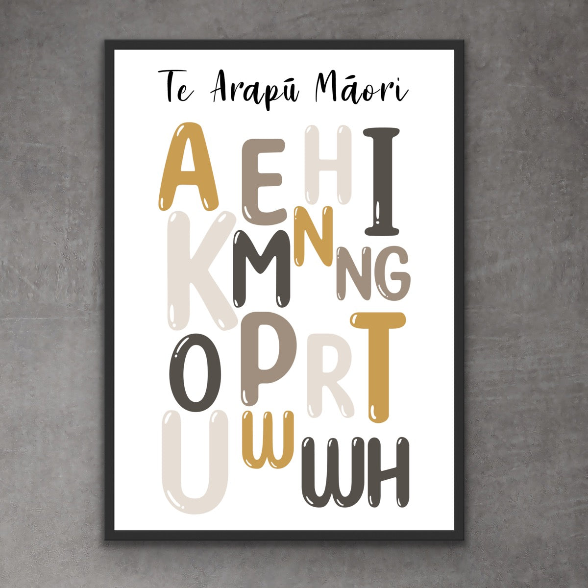 Te Arapū Māori print