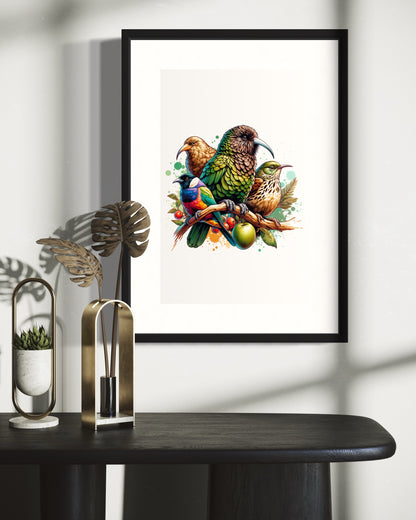 Kea and friends print