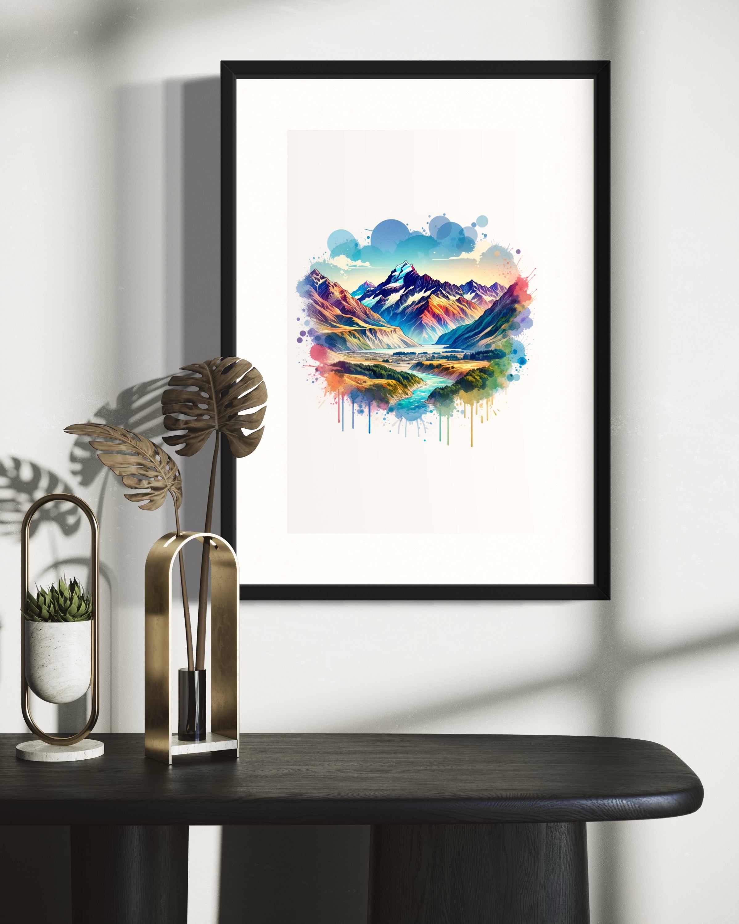 Southern alps print