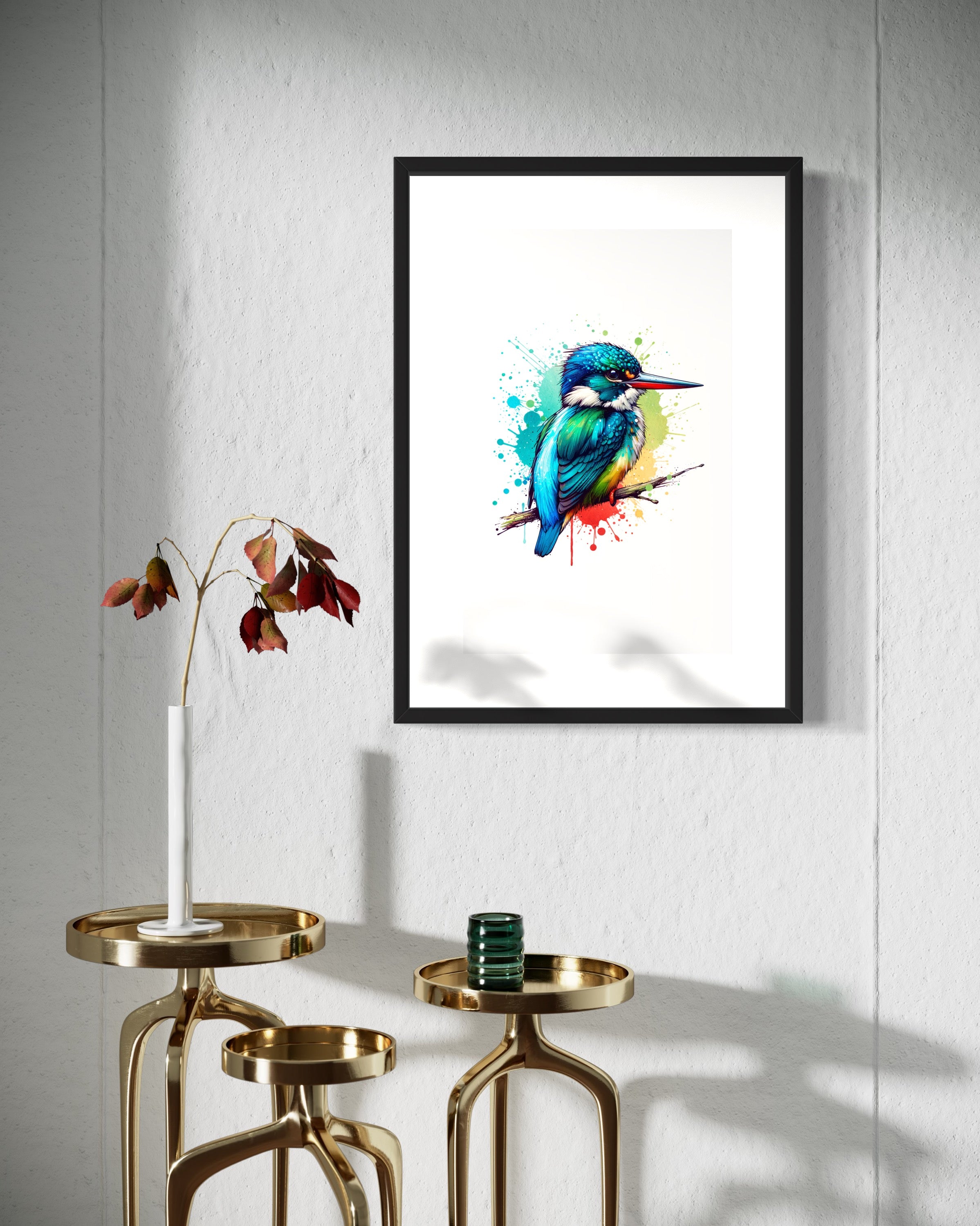 Kingfisher print