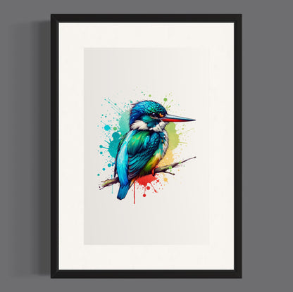 Kingfisher print