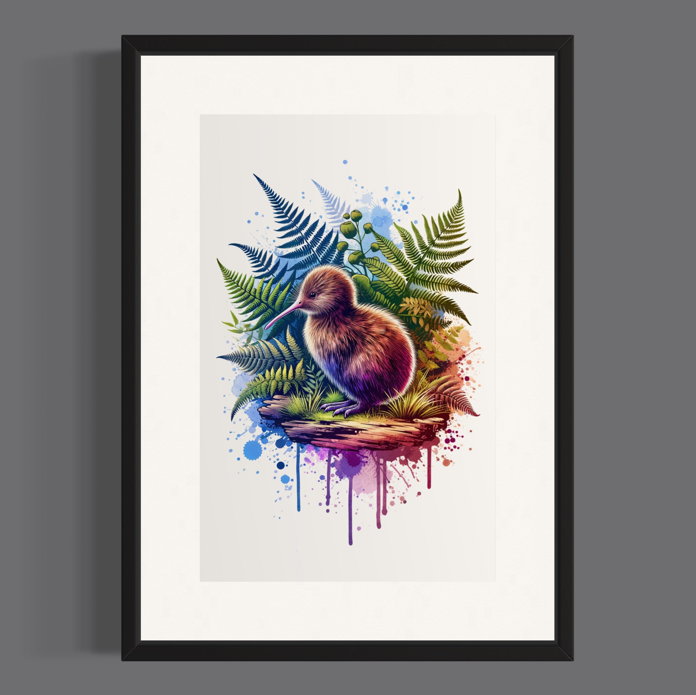 Kiwi fern print